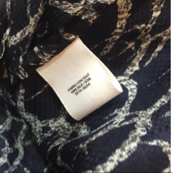 10 Derek Lam Crosby Silk Wrap Blouse Sz 6 - Picture 7 of 8